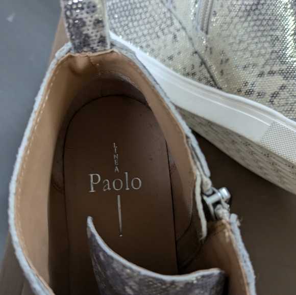 Linea Paolo Snakeskin Wedges - Picture 6 of 6